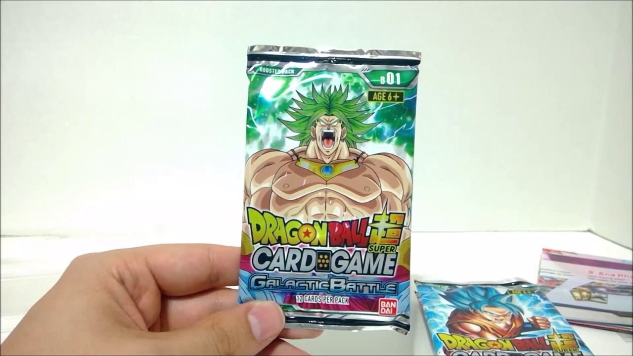 Opening Dragon Ball Super Card Game Galactic Battle Special Set!