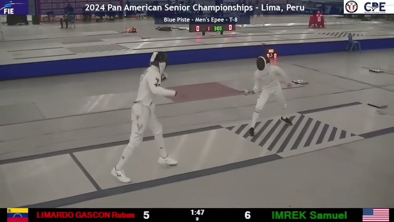 Panam Champs 2024 SME - L8 - Ruben Limardo VEN v Samuel Imrek USA
