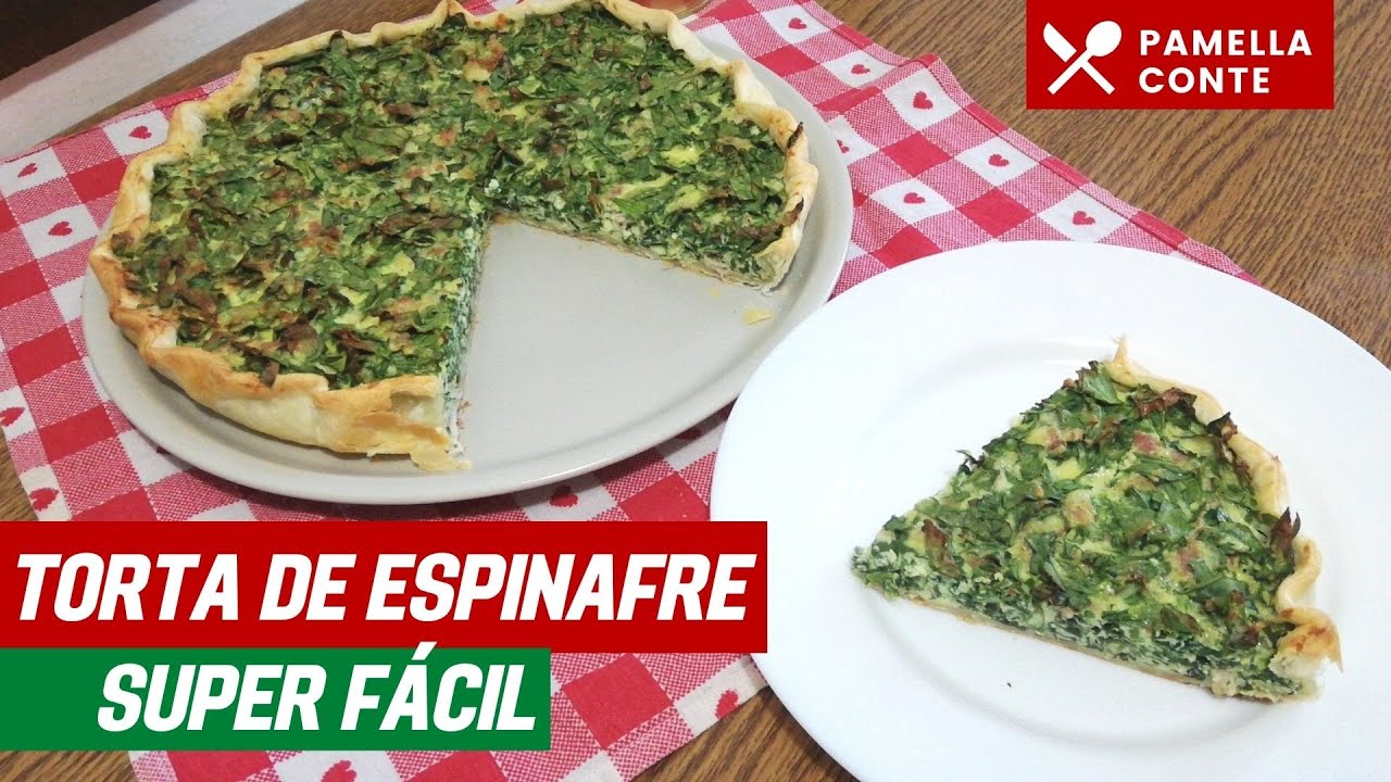 RECEITA DE TORTA DE ESPINAFRE COM RICOTA - SUPER SABOROSA!