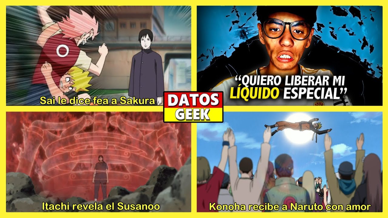 Top 7: Momentos que me Hicieron Liberar el Líquido Especial de los Hombres en Naruto 🥵 @DATOSGEEK