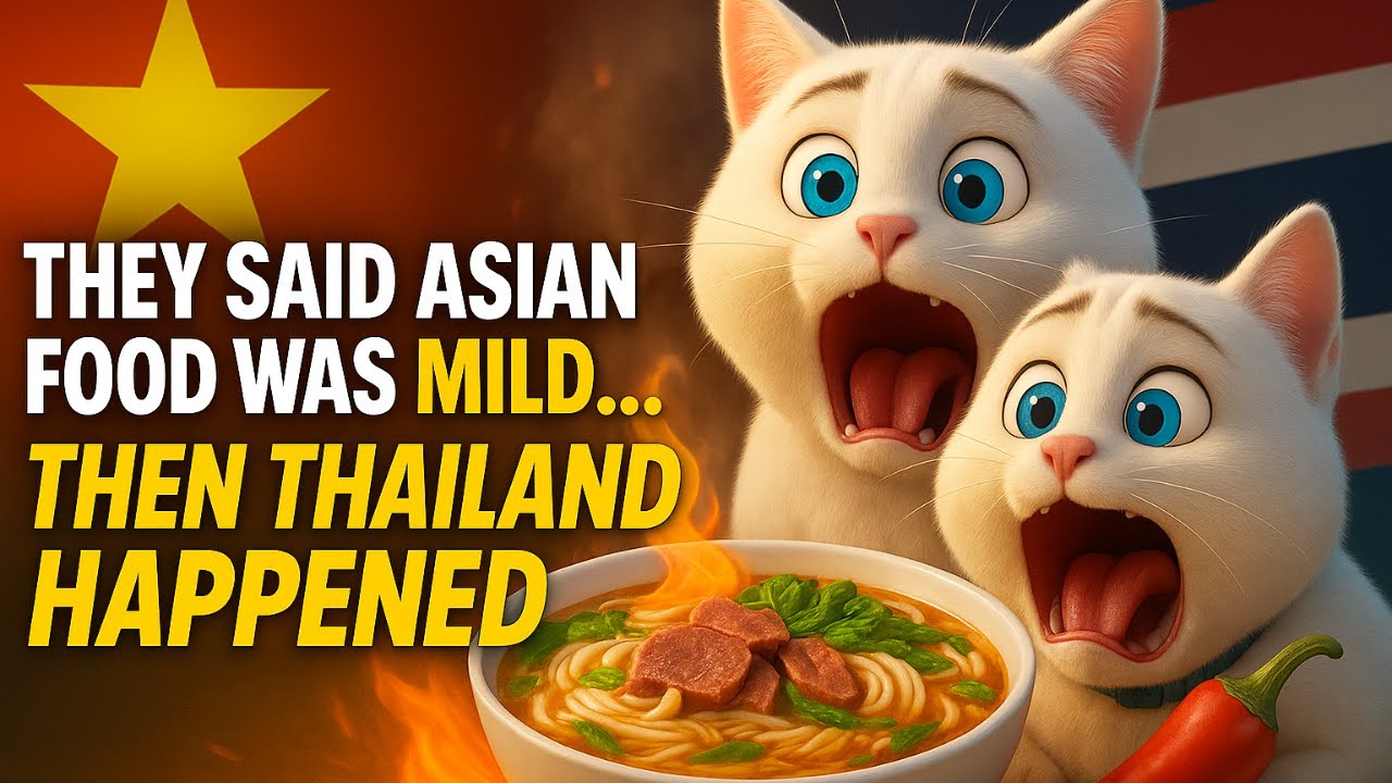 🌶️😭 “They Said Asian Food Was Mild… Then Thailand Happened.
