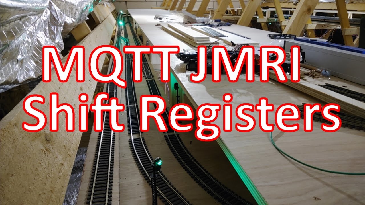 JMRI and MQTT with Arduino part 3 of 3 - Supporting shift registers