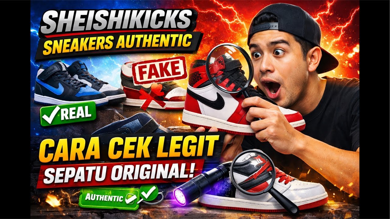 STOP KETIPU! 90% ORANG SALAH BELI SNEAKERS 😱 LIVE CEK SEPATU ASLI vs FAKE!