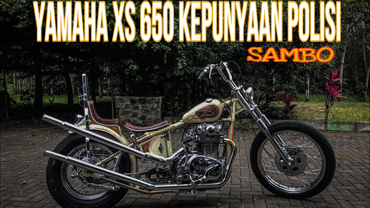 Yamaha xs 650 traditional kepunyaan polisi !!!