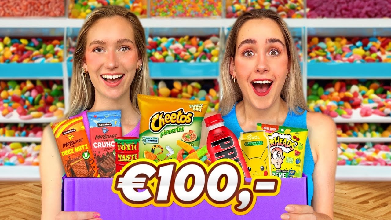 &euro;100 SNOEP MYSTERYBOX UITTESTEN!🤯🍬
