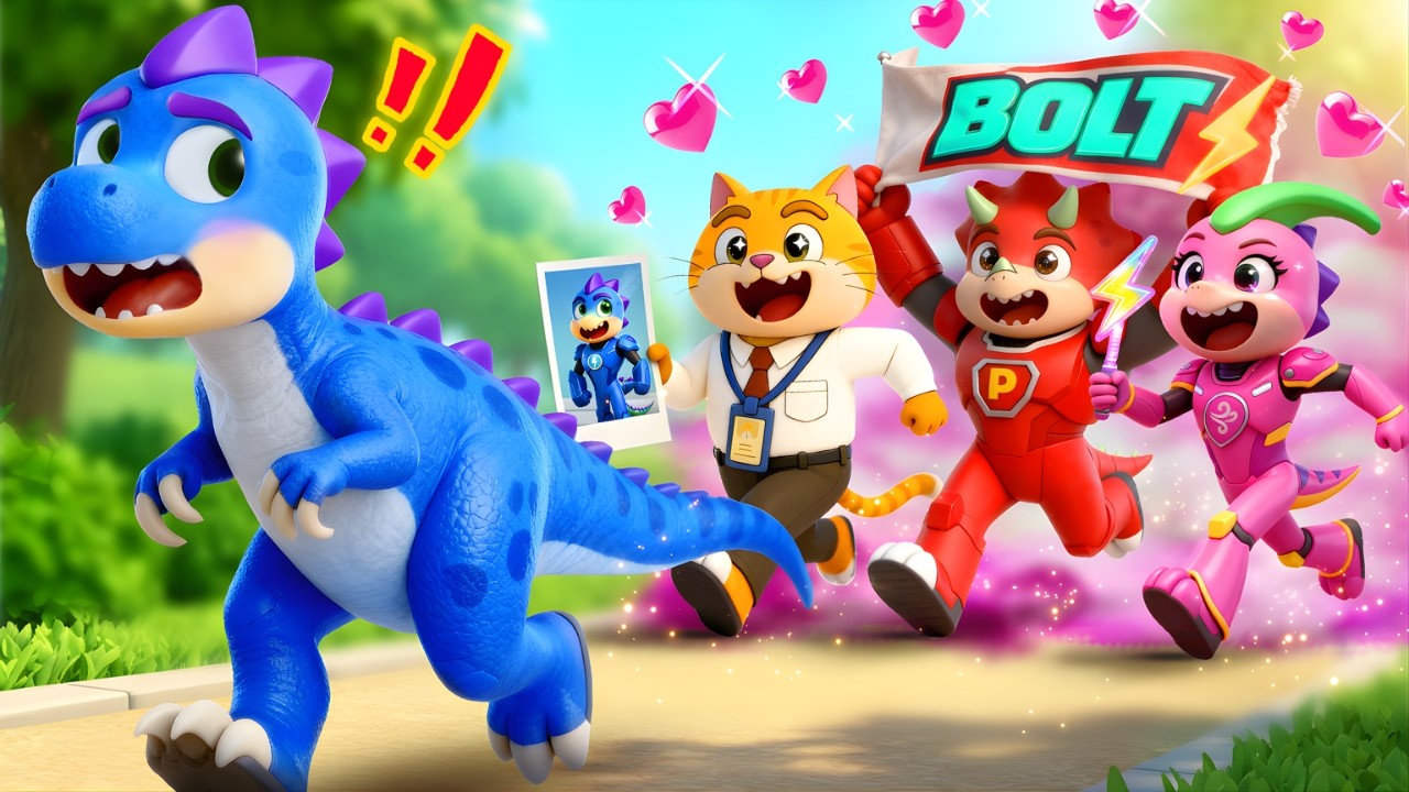 BOLT Turns Into DINOSAUR & Gets A FANCLUB! What Happened? | Dino Action Animation | DinoCrew