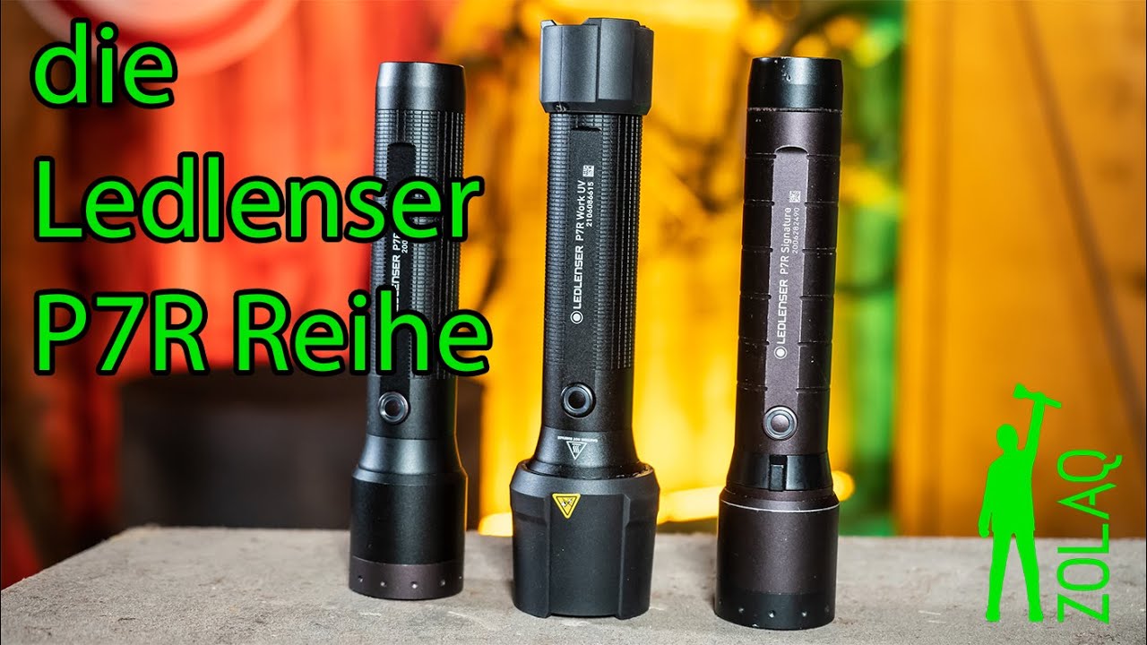 die Ledlenser P7R Reihe - der Unterschied von der Core, Work und Signature