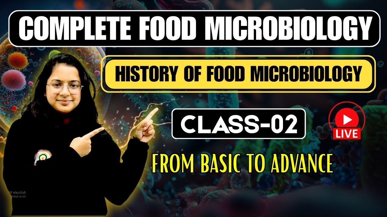 FOOD MICROBIOLOGY CLASS- 02| BASIC TO ADVANCED | FOOD MICRO FOR ALL FOOD SCIENCE EXAMS.