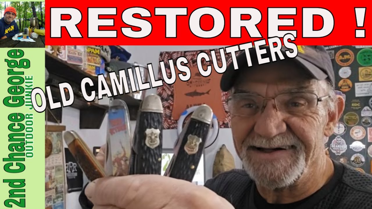 Restoring 3 Vintage Camillus Pocket Knives by Hand