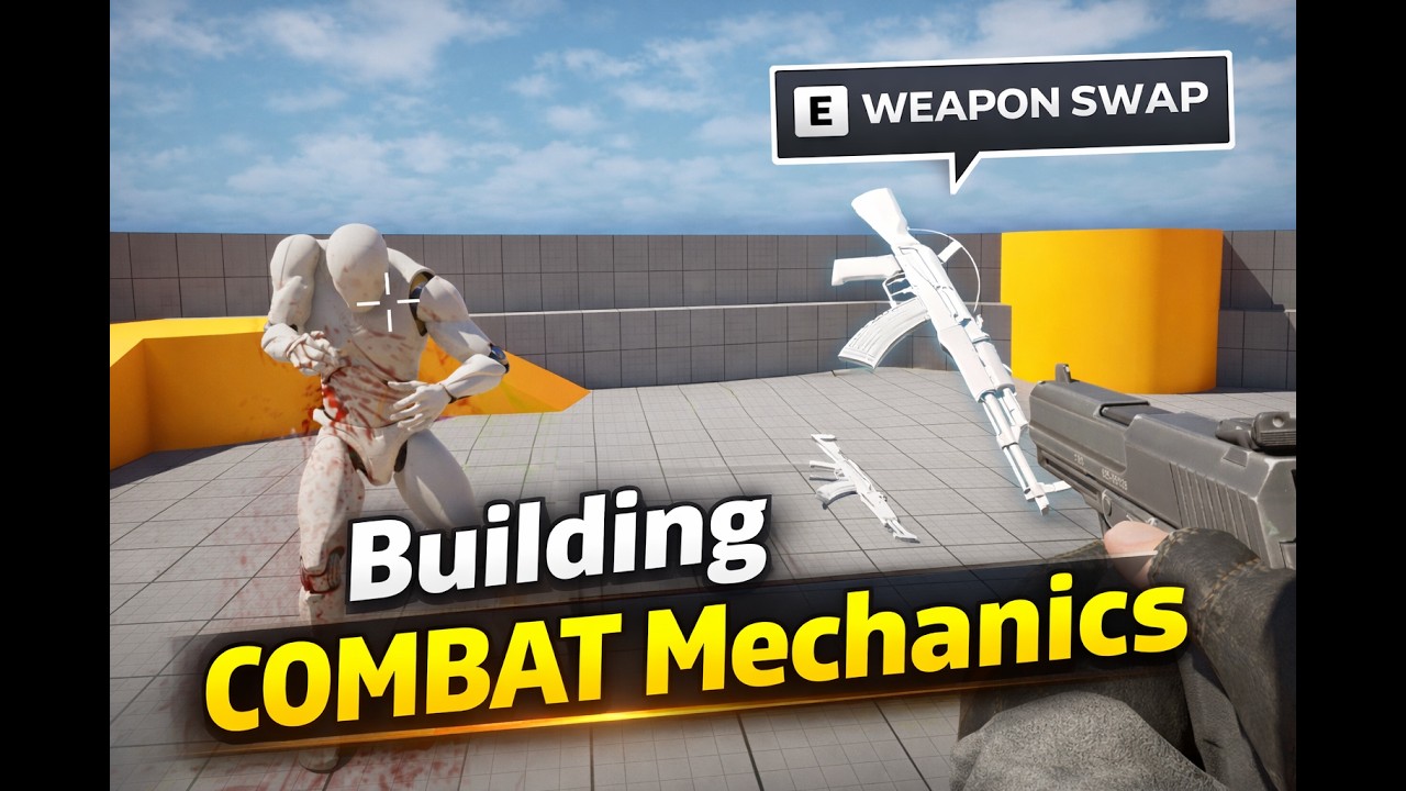 Combat System Progress: Enemy Damage & Weapon Swapping | Devlog #3