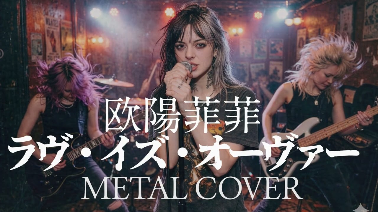欧陽菲菲「ラヴ・イズ・オーヴァー」METAL COVER