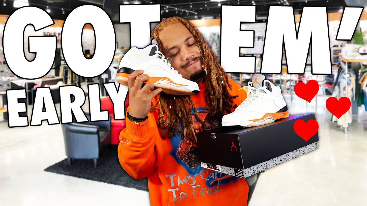 GOT EM EARLY ! I Think I Am The Only Person Who Likes The Jordan 5 Shattered Backboards ...