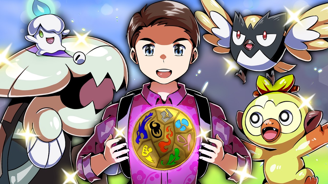 I Tried Beating Pokemon Sword Using Only Shiny Pokemon