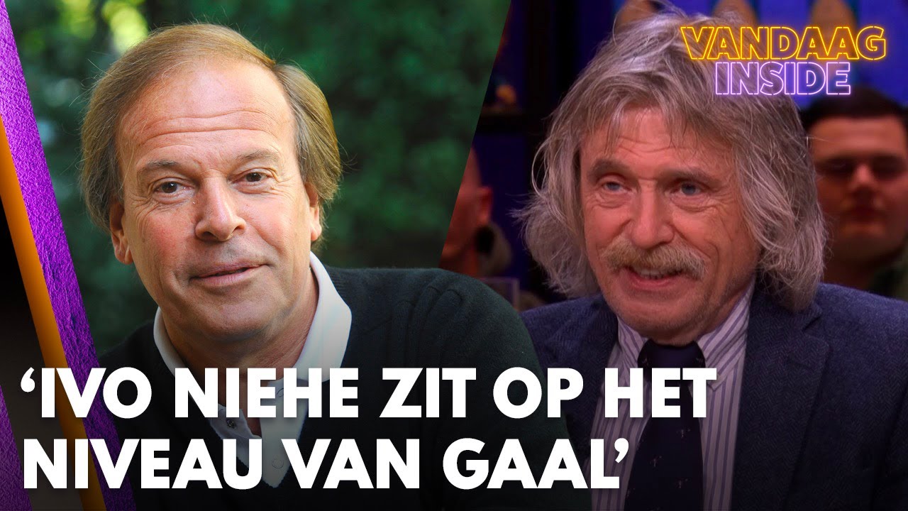 Johan verbijsterd door interview Ivo Niehe: 'Hij zit op het niveau van Louis van Gaal'