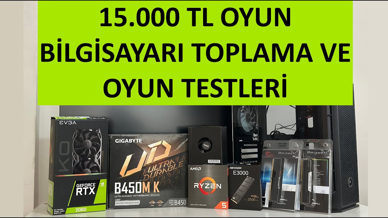 15.000 TL 2. EL OYUN BİLGİSAYARI TOPLAMA VE OYUN TESTLERİ