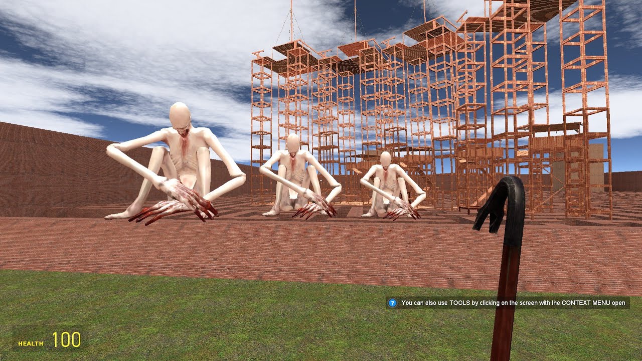 SCP 096 vs towers☠️☠️ Garrys mod