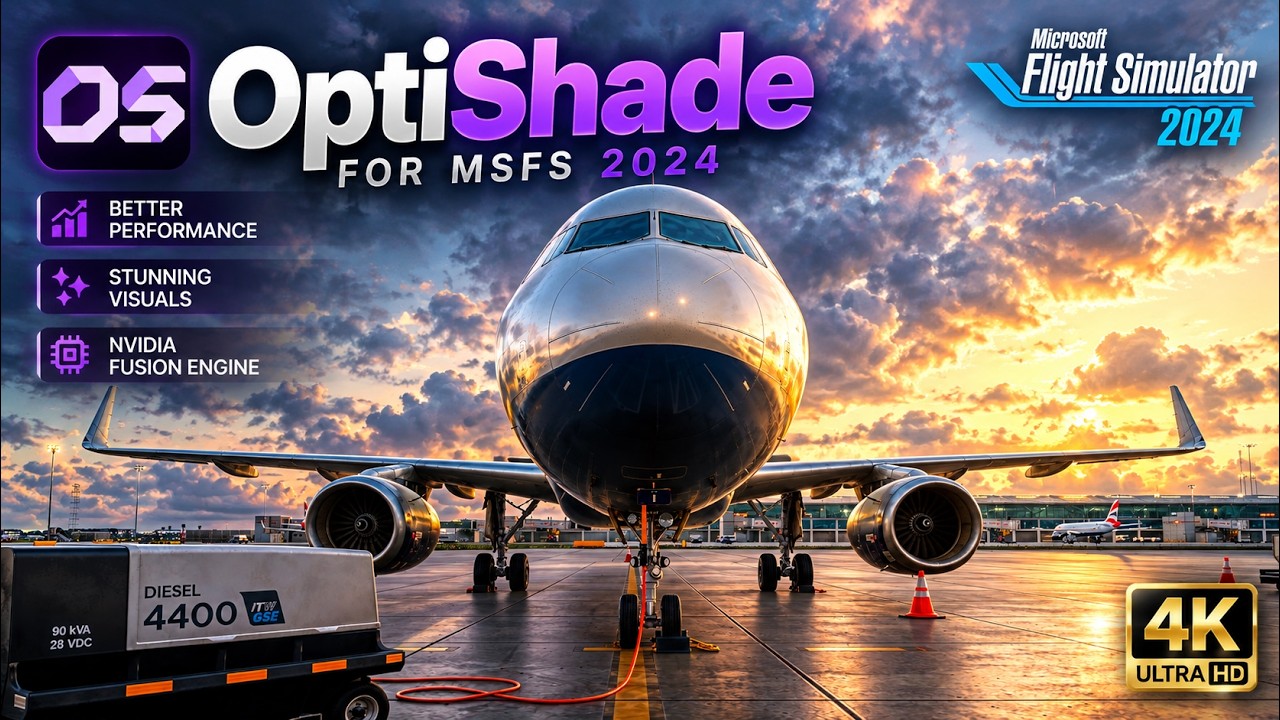 🔥OptiShade меняет MSFS 2024! 🤯 DLSS 5 + улучшенная графика и FPS