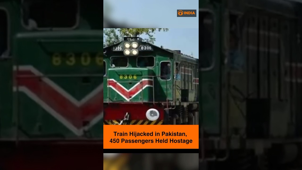 Train Hijacked in Pakistan, 450 Passengers Held Hostage
