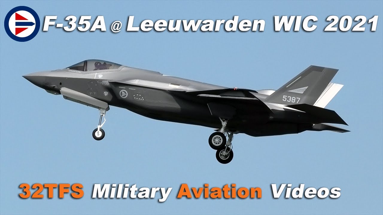 [4K] Norwegian AF F-35 | deployment to the Netherlands | WIC 2021 Leeuwarden AB (EHLW)