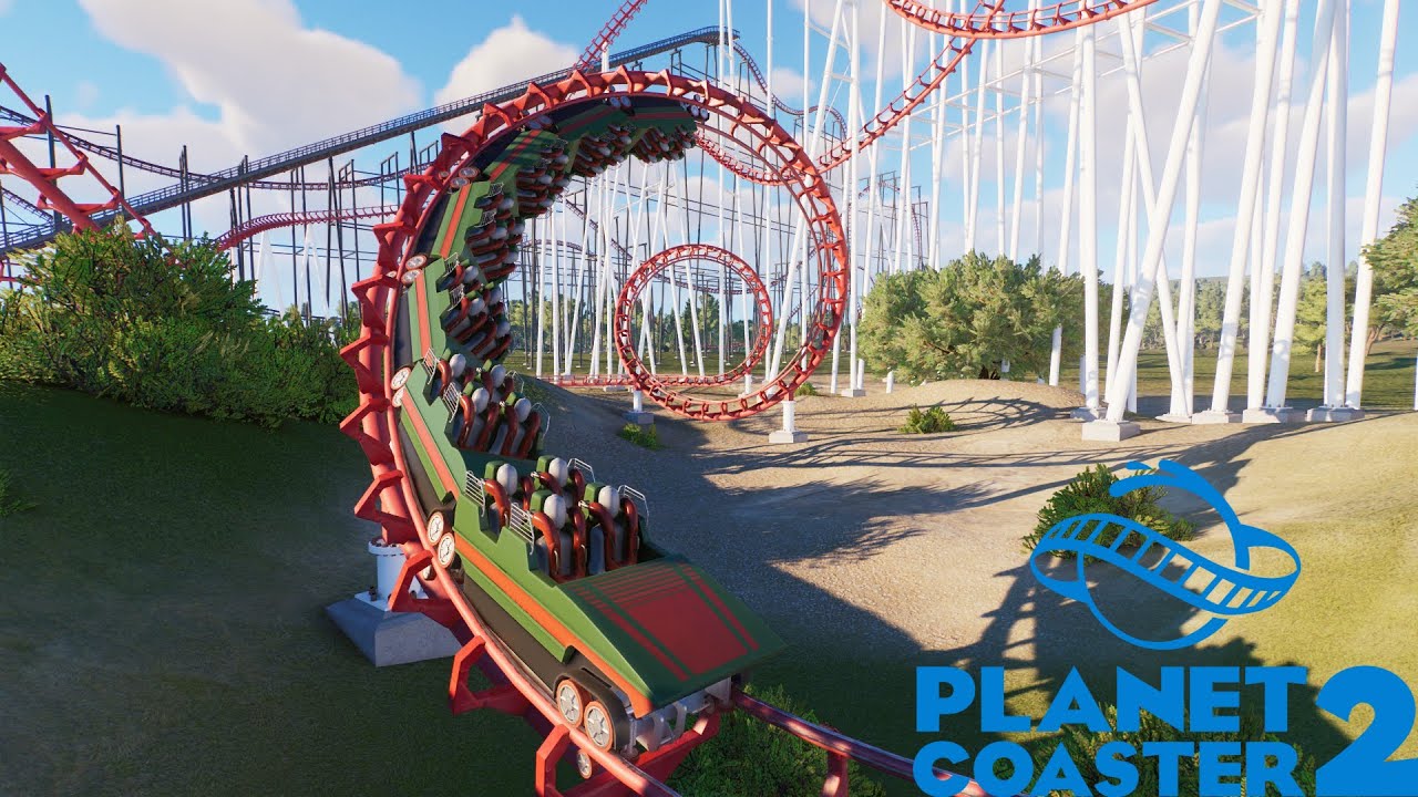 planet coaster 2 six flags magic mountain ep 5 building x2 area