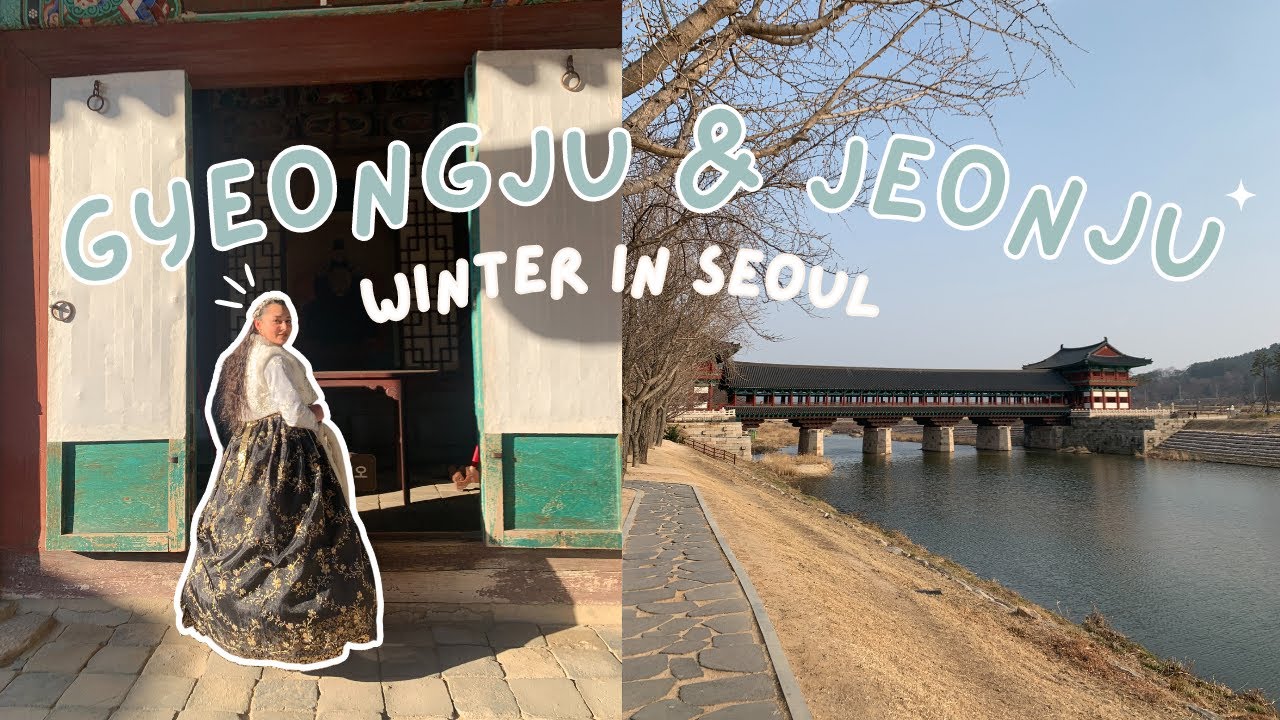 Dressing up in Hanbok, a theme park and palaces | Road trippin' around Korea | Gyeongju + Jeonju
