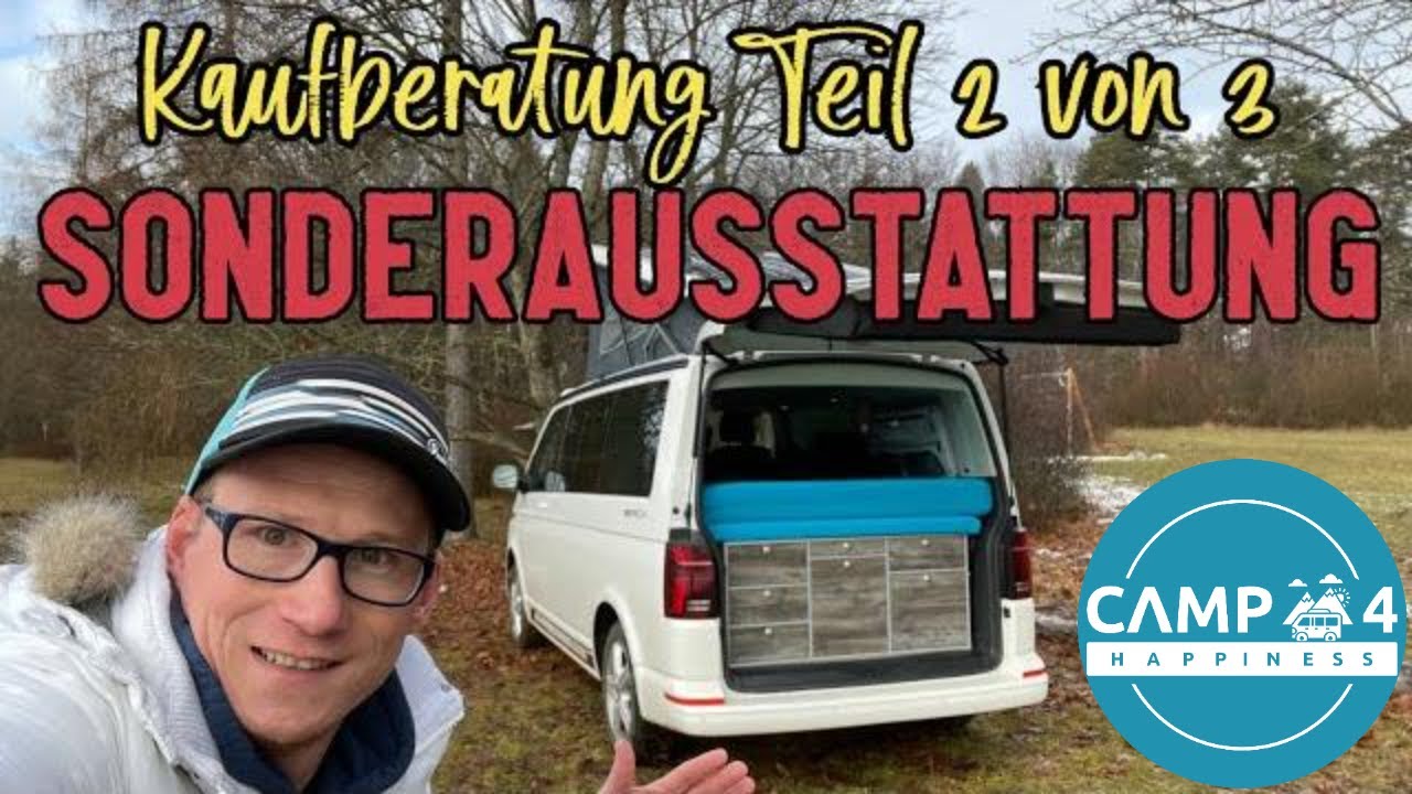 VW California Kaufberatung 2/3: Zusatzausstattungen beim T6.1 - Welche Sonderausstattung?