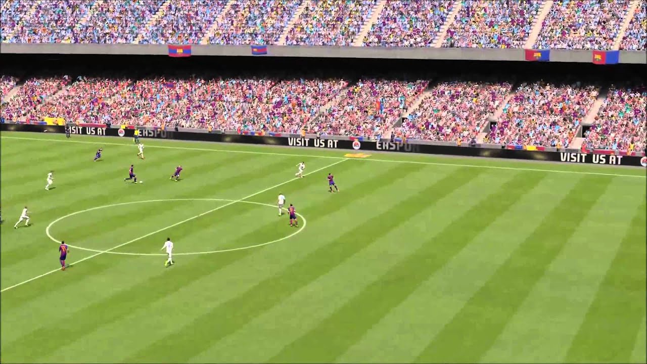 FIFA 15 Барселона x Реал Мадрид Ла Лига Xbox One Геймплей Full HD 1080p