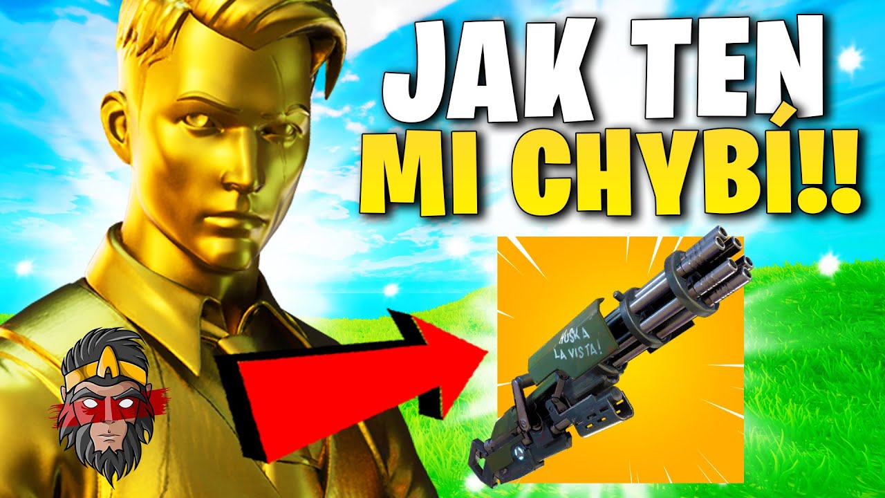 ZNOVUSHLEDÁNÍ S MINIGUNEM V SOLID GOLDU VE FORTNITE!!