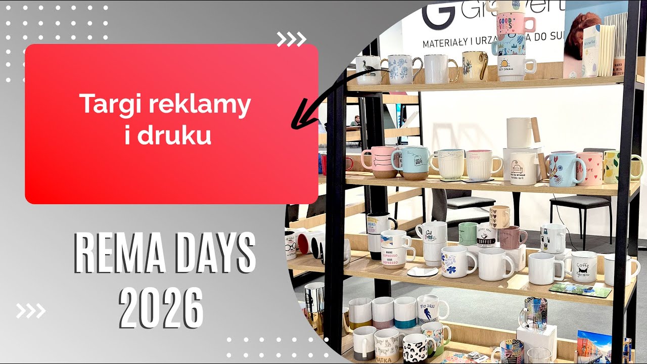 Targi reklamy i druku | Rema Days 2026 | Nasze stoisko | GRAWERTON