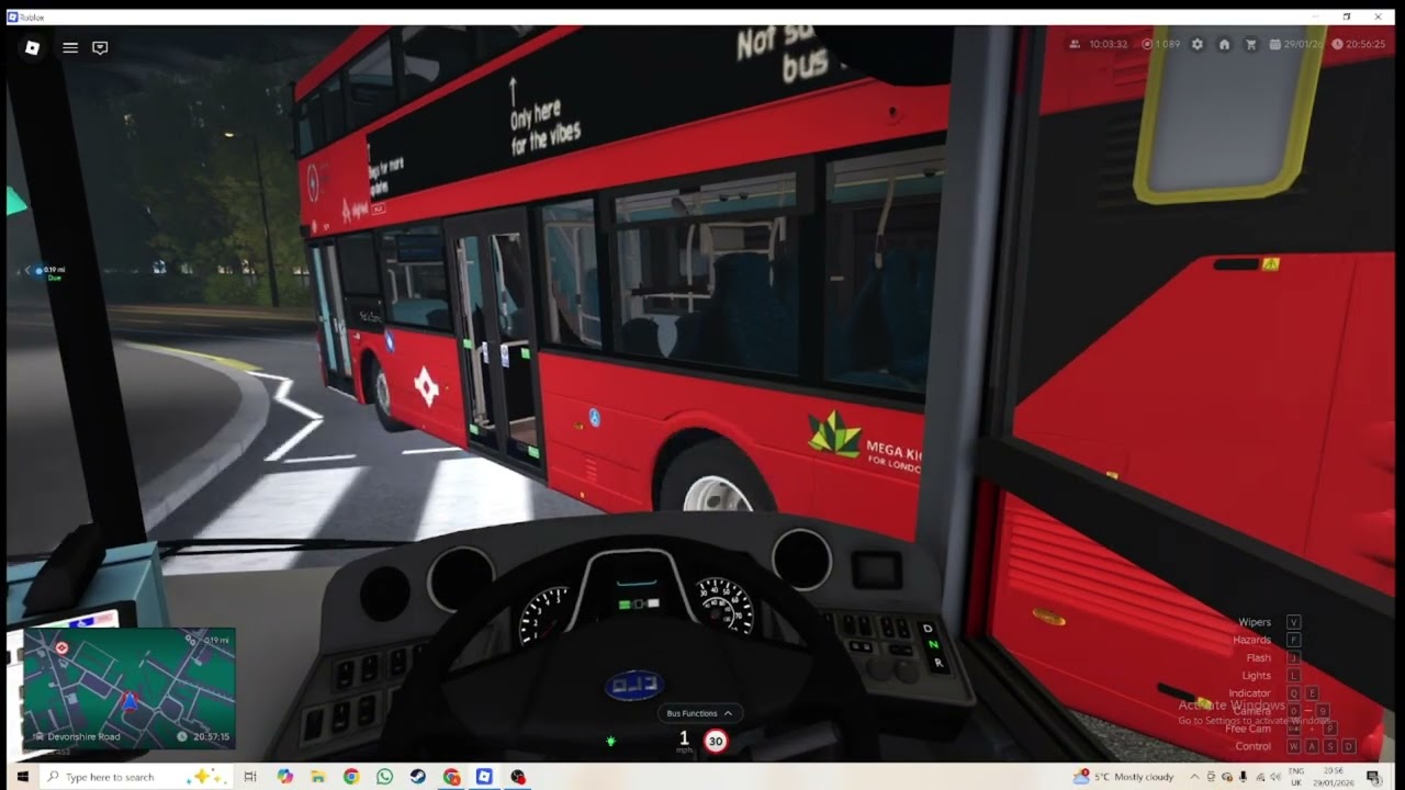 deadrun from the garage to West croydon doing the 450 from west croydon