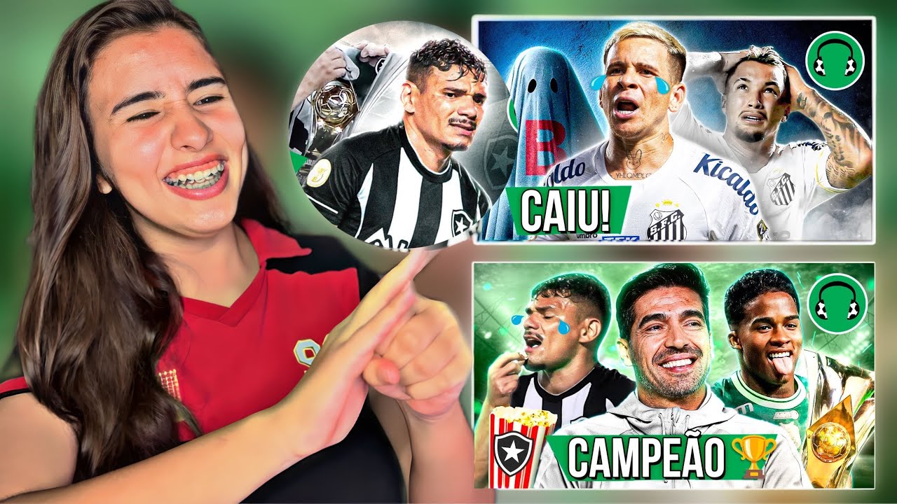 RECT♫ SANTOS REBAIXADO SÉRIE B!😂♫ PALMEIRAS CAMPEÃO E BOTAFOGO NÃO  ♫ BOTAFOGO PIPOCADA DA HISTÓRIA