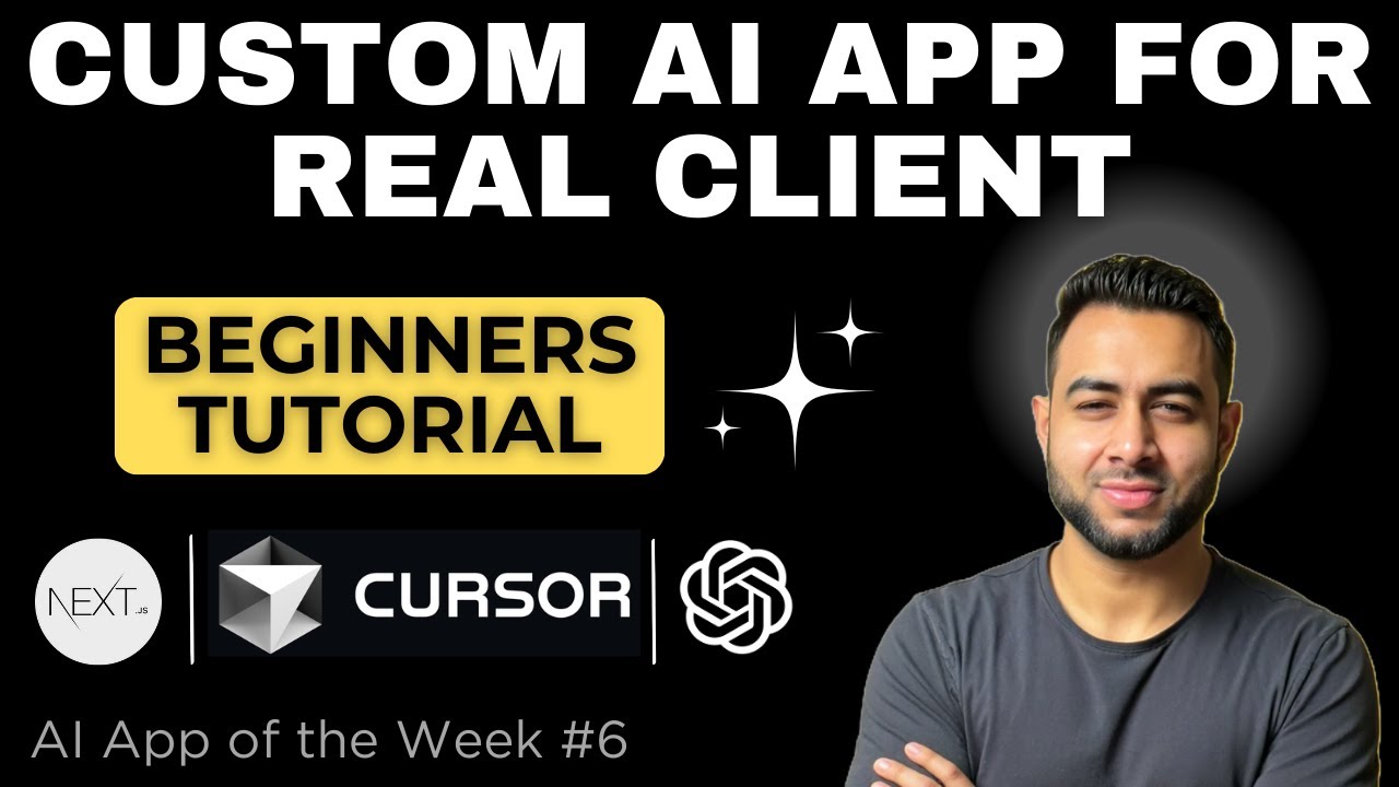 Start Building AI Web Apps Today with Cursor IDE : Real Client Case Study + Beginner’s Tutorial