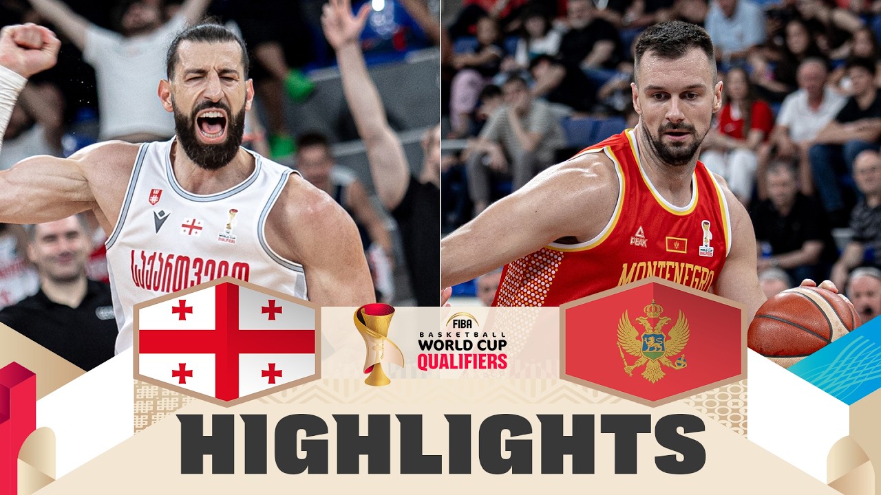 Georgia 🇬🇪 v Montenegro 🇲🇪 | Highlights | FIBA Basketball World Cup 2027 European Qualifiers