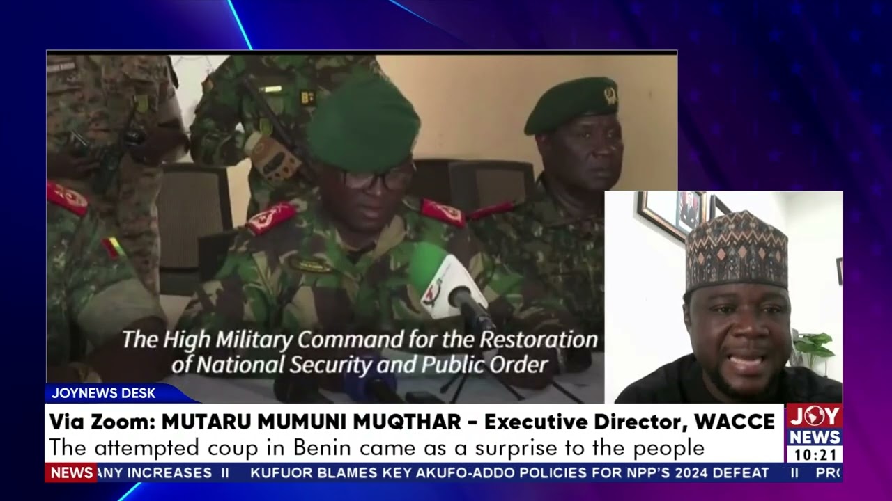 Attempted Military Takeover: ECOWAS deploys standby force to Benin