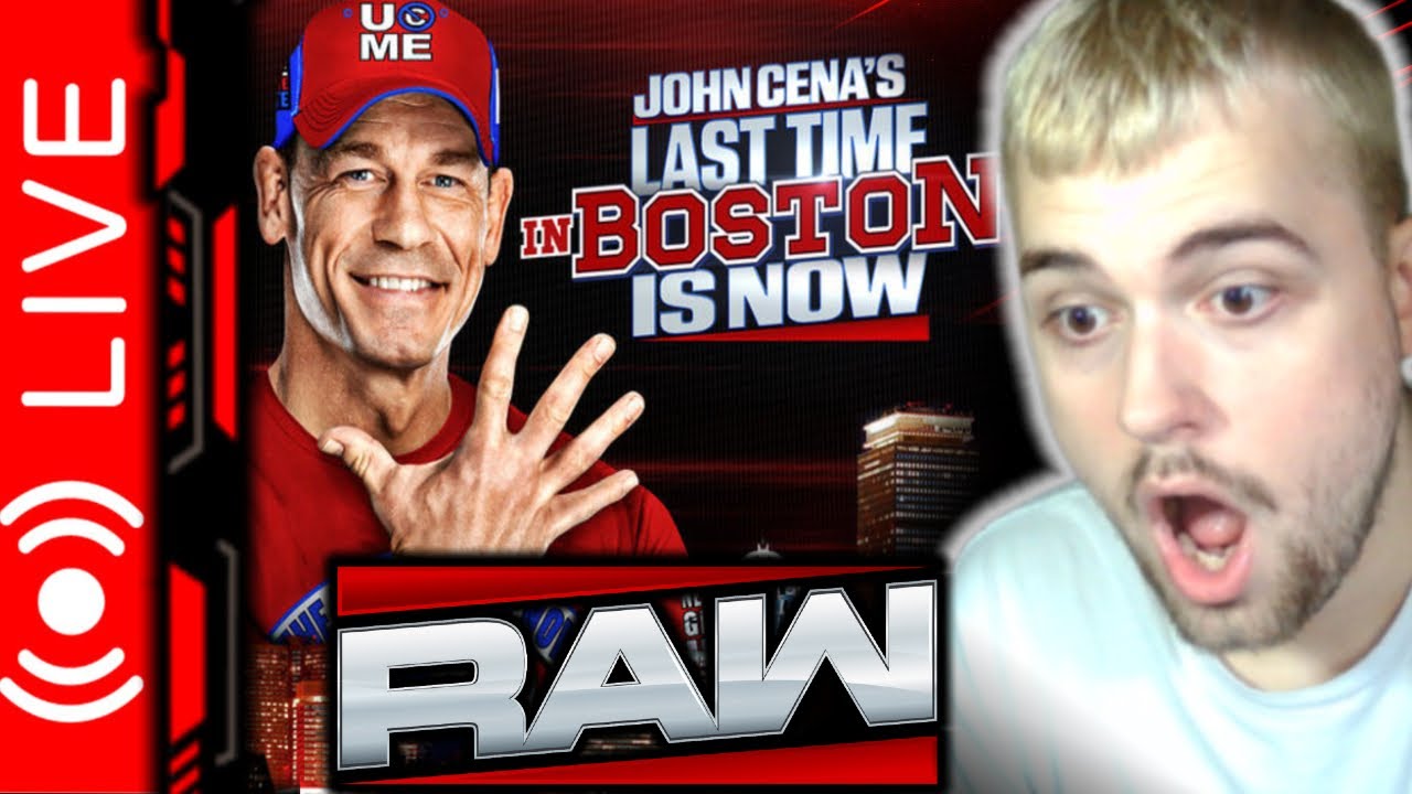 🔴 John Cena's Last Time in Boston | WWE RAW Live Stream/Reaction November 10th 2025 #wwenetflix