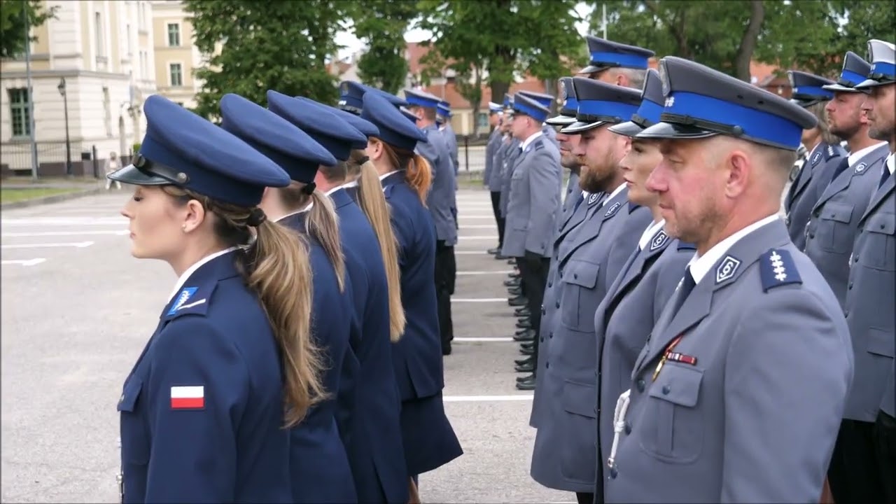 Święto Policji w Ostródzie 2023 Komendant Marcin Danowski Krzysztof Bilicki POLICJA KPP OSTRÓDA