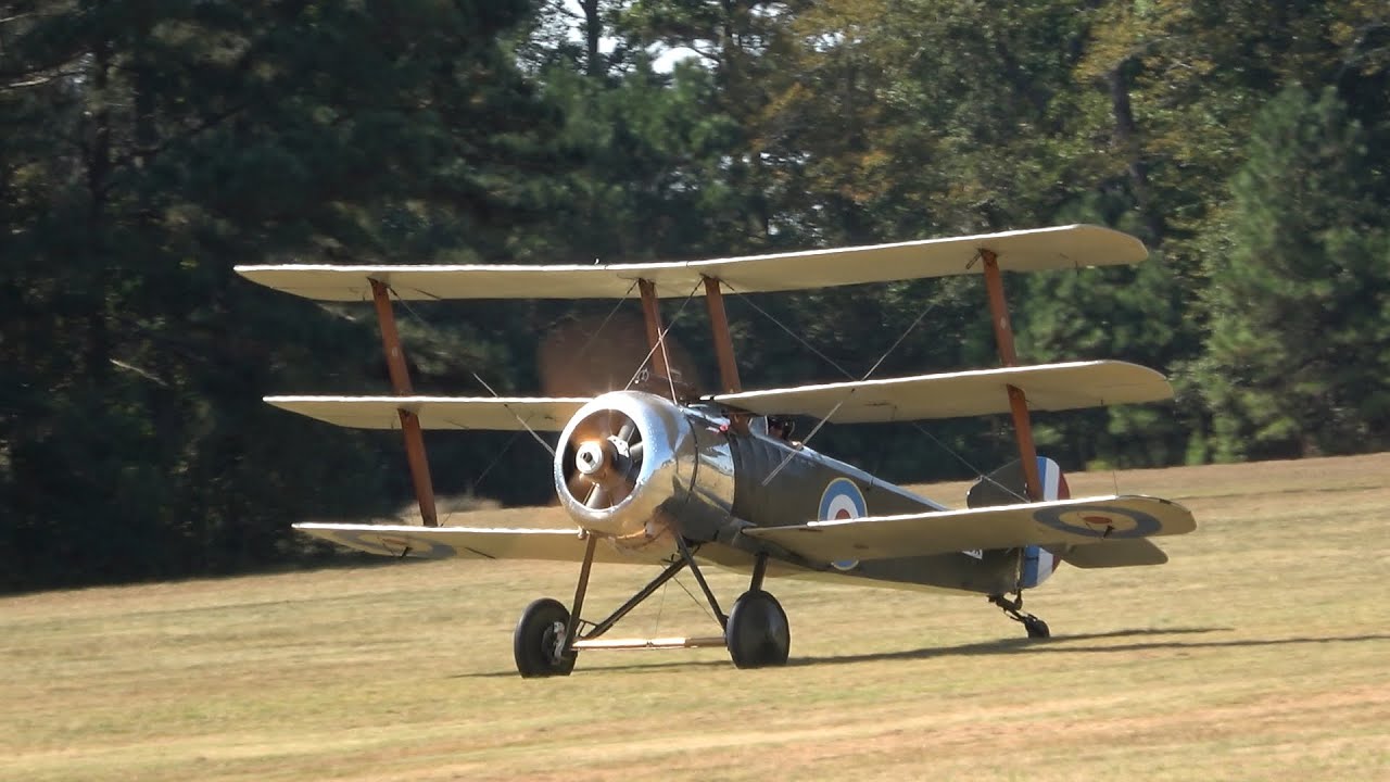 Fokker Dr1 Triplanes, Fokker D VIII & Sopwith Triplane,  Warbirds Over the Beach 2021