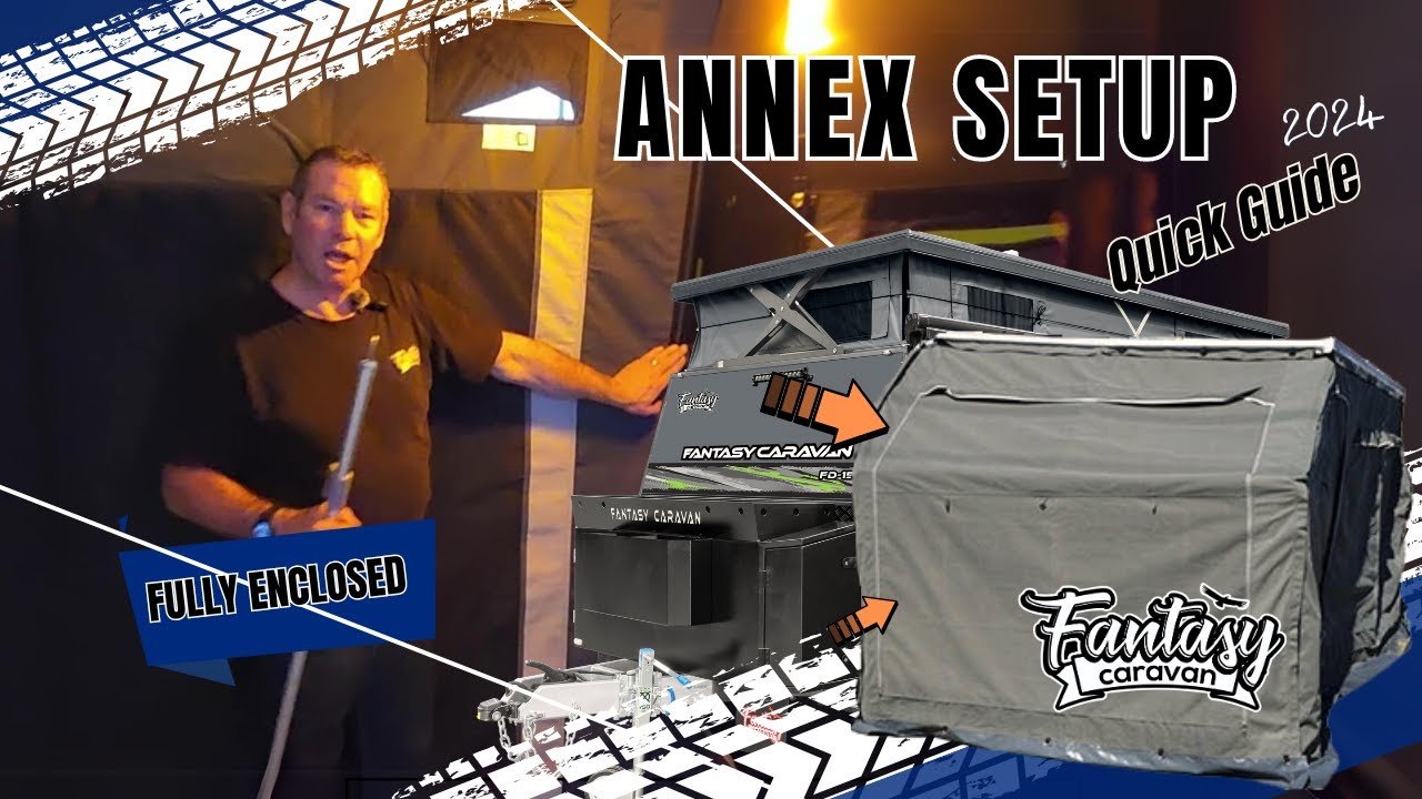 How to Set Up a Caravan Annex: Step-by-Step Guide |  Fantasy Caravan Fully Enclosed Awning Made Easy