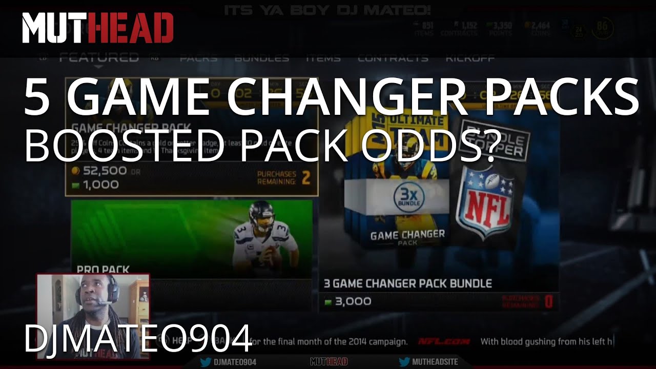 MUT 15 - Do Youtubers/Streamers have better Packs Odds? - Gamechanger Bundle Opening w/ @djmateo904