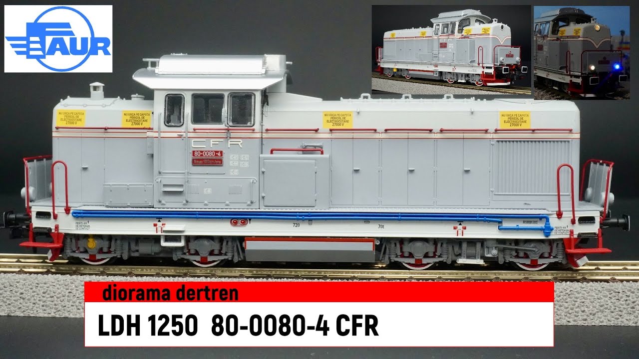 Locomotiva diesel hidraulica tip LDH 1250,  seria 80 0080 4, CFR