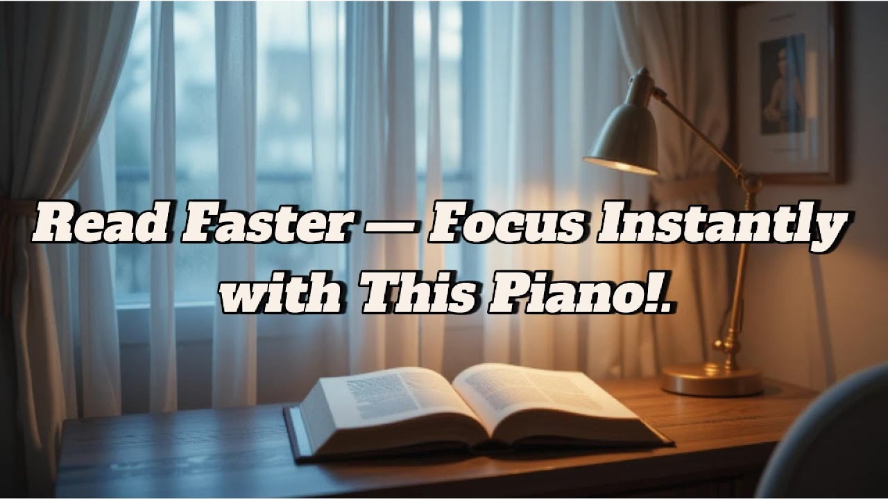 Minimal Ambient Piano for Focused Reading
