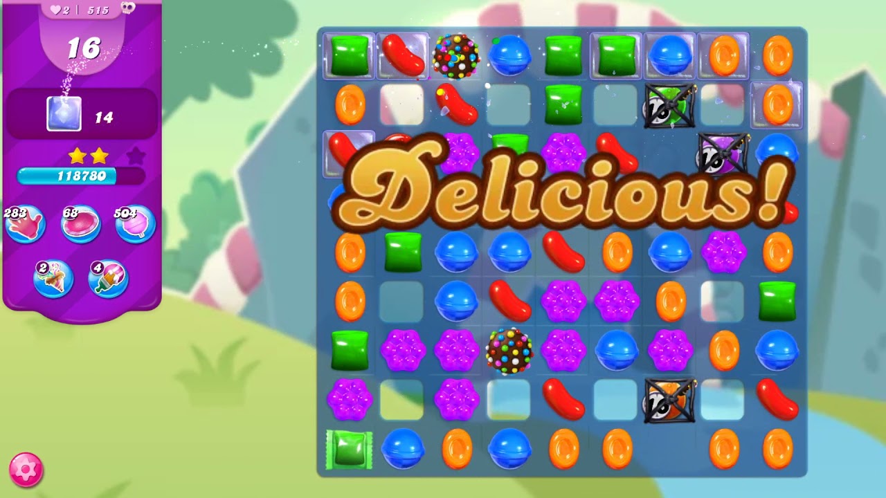 Candy Crush Saga - Level 515 - No boosters ☆☆☆