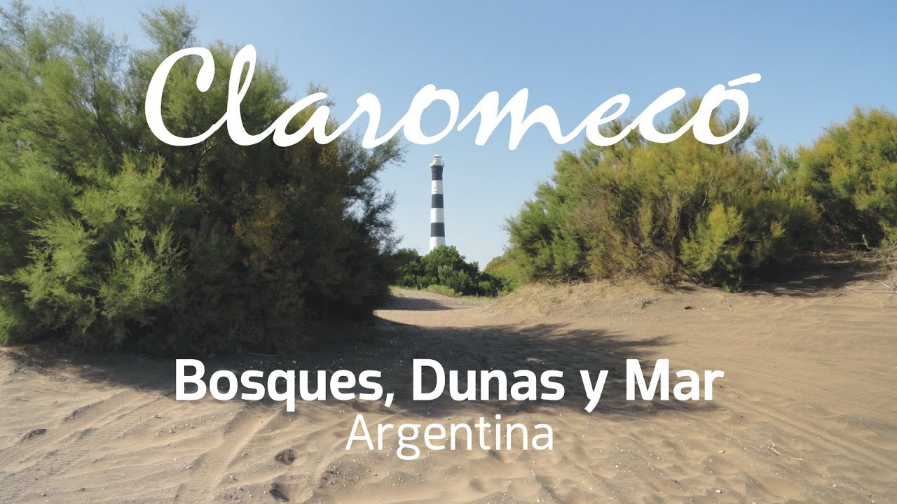 Claromecó Argentina; bosques, dunas y mar.