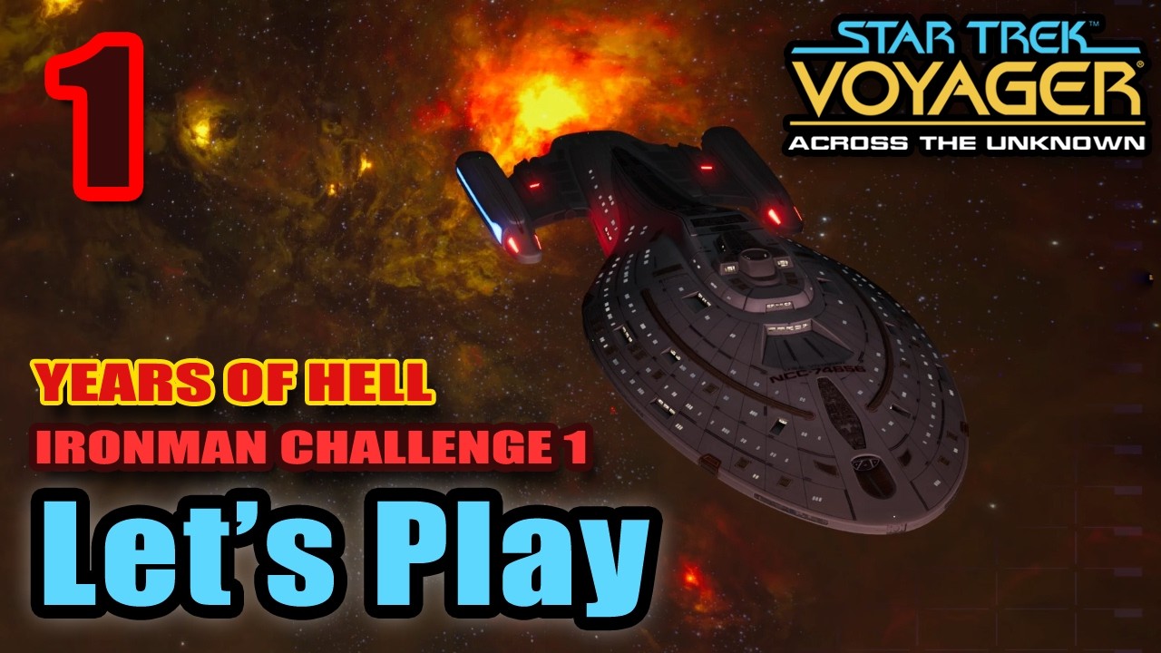 Ironman Challenge Run 1 - Hell Mode - The Best Star Trek Survival Game - Voyager Across the Unknown