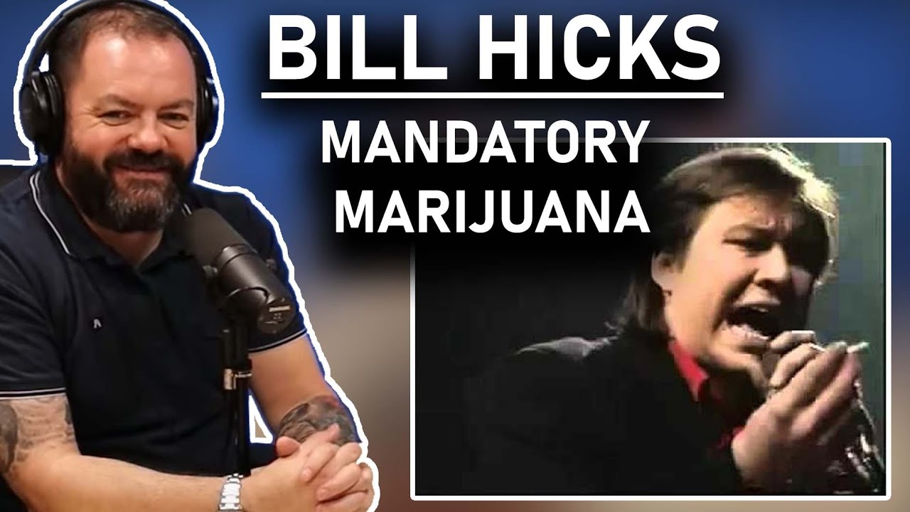 Bill Hicks - Mandatory Marijuana REACTION | OFFICE BLOKES REACT!!