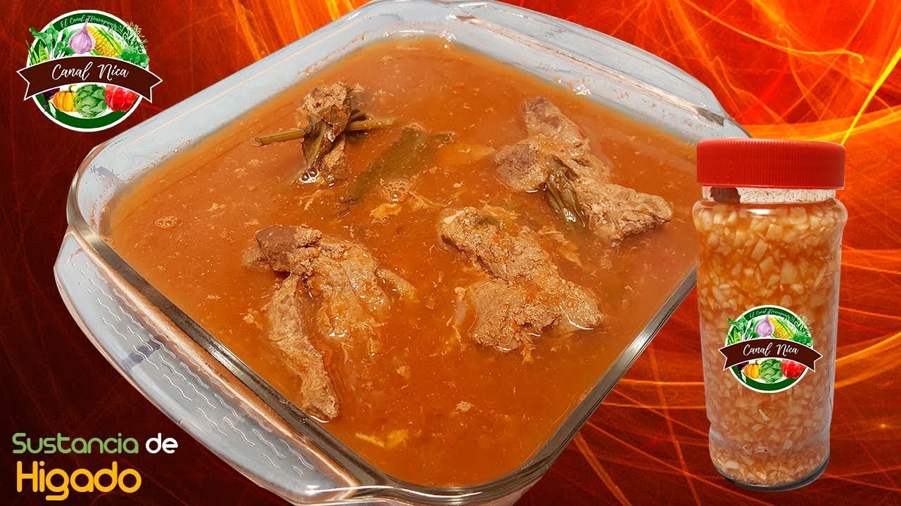 Sustancia de hígado Receta Original Nicaraguense