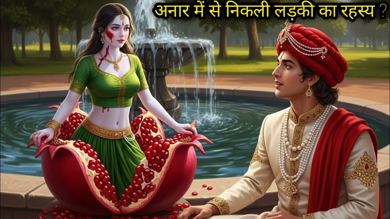 अनार में से निकली खून जैसी लाल और दूध जैसी सफेद लड़की का रहस्य। #moralstory #hindikahanian 