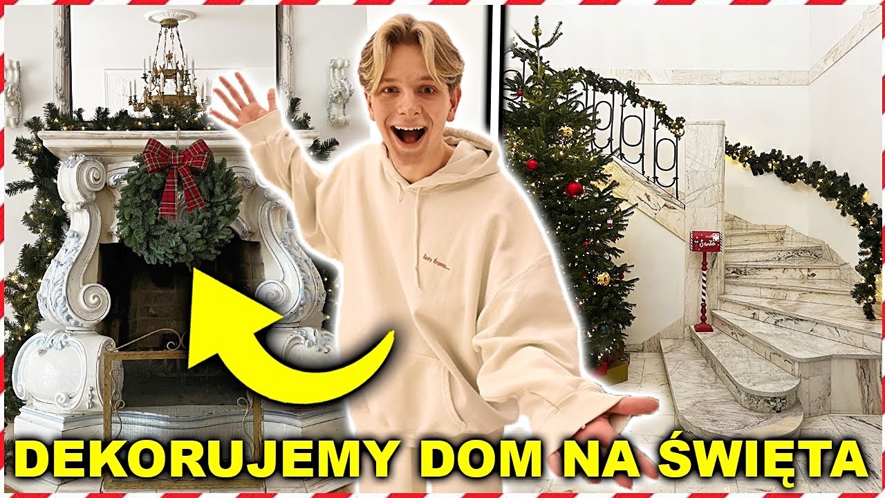 DEKORUJEMY DOM NA ŚWIĘTA 🎄😱| Dominik Rupiński