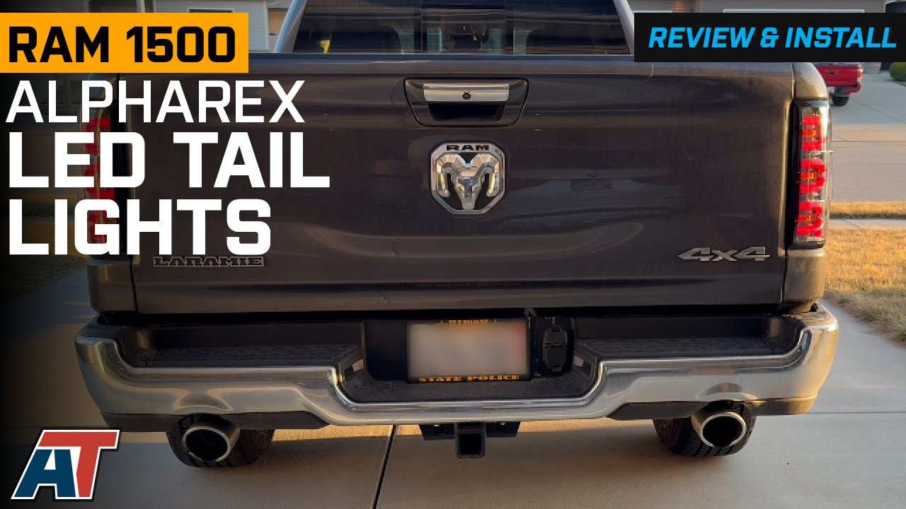2019-2024 RAM 1500 AlphaRex LUXX-Series LED Tail Lights Review & Install