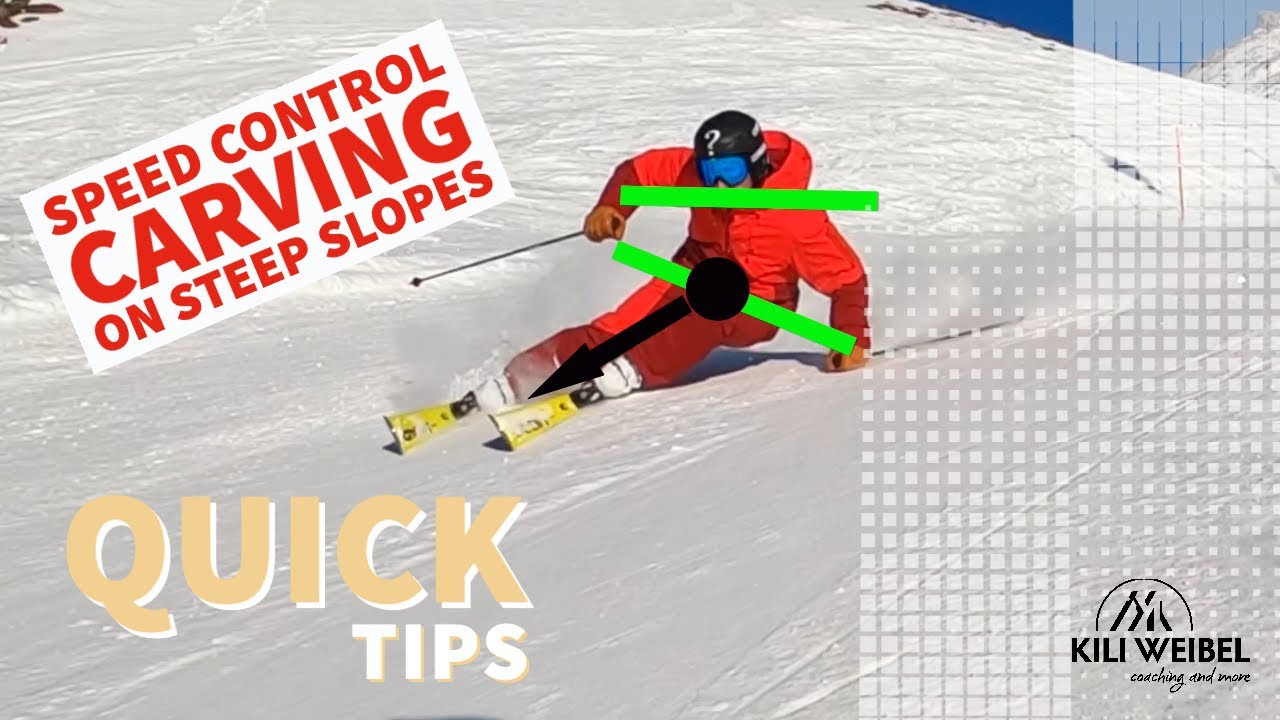 Q U I C K T I P S // how to ski / carving speed control steep slopes